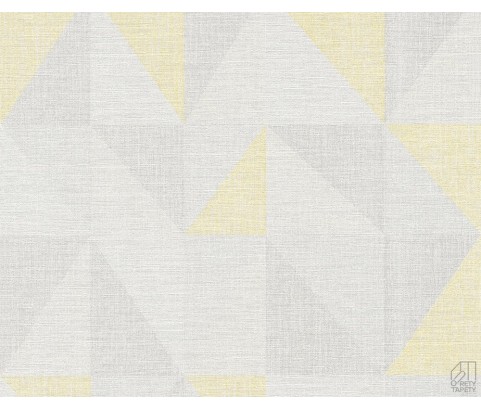 Tapeta 3518-11 Żółte trójkąty