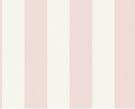 Tapeta 3810-13 Biało-Różowe Pastelowe Pasy