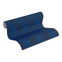 Tapeta 37419-1 Niebieskie Romby