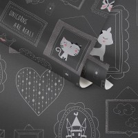 Tapeta 36991-3 Grafitowe ramki