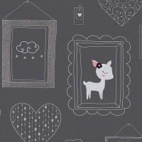 Tapeta 36991-3 Grafitowe ramki