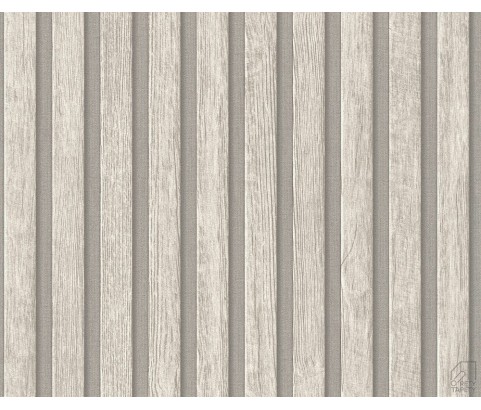 Tapeta 39109-2 Drewniane szare lamele