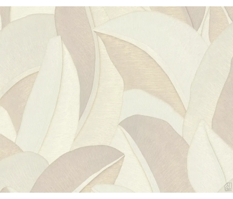 Tapeta 7903950 Beżowe Liście Strelicji