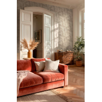 Tapeta 7903950 Beżowe Liście Strelicji