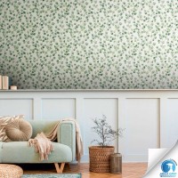 Tapeta z klejem 78454-1Zielone liście brzozy