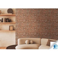 Tapeta z klejem czerwona cegła