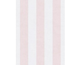 TAPETA DZIECIĘCO MŁODZIEŻOWA RÓWNOMIERNE RÓŻOWE PASY FLIZELINA