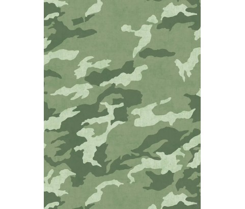 TAPETA DZIECIĘCO MŁODZIEŻOWA ZIELONY WZÓR MORO FLIZELINA