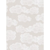 TAPETA DZIECIĘCA JASNE CHMURKI NA BEŻOWYM TLE FLIZELINA