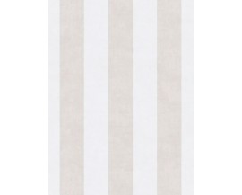 TAPETA DZIECIĘCA MŁODZIEŻOWA RÓWNOMIERNE BEŻOWE PASY FLIZELINA