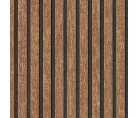 Tapeta 79041-2 Wypukły lamel ciemny brąz