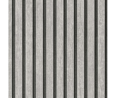 Tapeta 79041-5 Wypukły lamel szare drewno