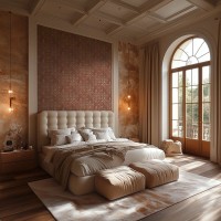 Tapeta 78672-3 Bordowo złoty ornament