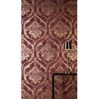 Tapeta 79019-3 Ornament bordowo złoty