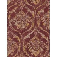 Tapeta 79019-3 Ornament bordowo złoty