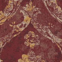 Tapeta 79019-3 Ornament bordowo złoty