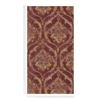Tapeta 79019-3 Ornament bordowo złoty