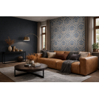 Tapeta 79019-1 Ornament granatowy