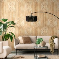 Tapeta 39868-1 Retro beżowo-złota