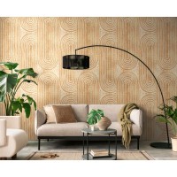 Tapeta 39868-1 Retro beżowo-złota