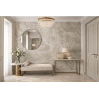 Tapeta oliwkowe duże liście