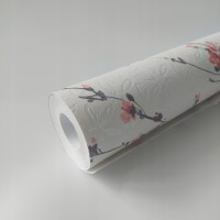 Tapeta gałązki z różowymi kwiatami