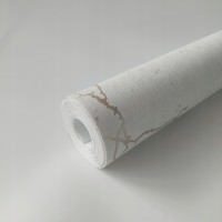 Tapeta przecierany beton ze złotem