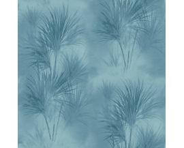 Tapeta niebieskie liście w stylu tropikalnym