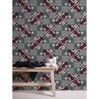 Tapeta płytki wzór marokański