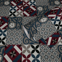 Tapeta płytki wzór marokański