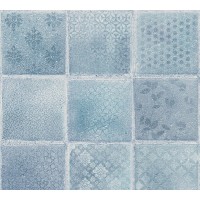 Tapeta niebieska mozaika