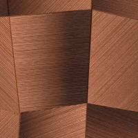 Tapeta 79197-1 efekt 3D brąz metaliczny