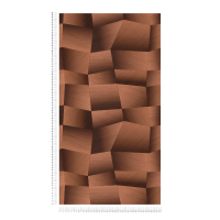 Tapeta 79197-1 efekt 3D brąz metaliczny
