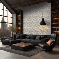 Tapeta 79197-2 3D szary metaliczny