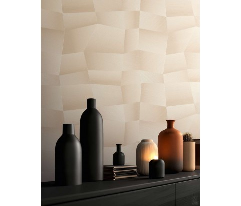 Tapeta 79197-4 3D beż metaliczny