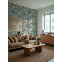 Tapeta 79233-5 Zielone Muszle z efektem 3d