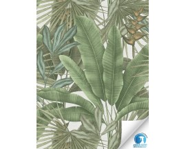Tapeta z klejem 78451-1 Zielone liście