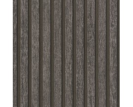 Tapeta 79041-6 Wypukłe czarne lamele