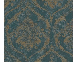 Tapeta 79019-2 Ornament zielono złoty