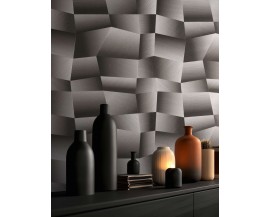 Tapeta 79197-5 3D grafit metaliczny